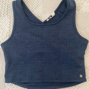 Roxy Navy Cross Back Tank Top